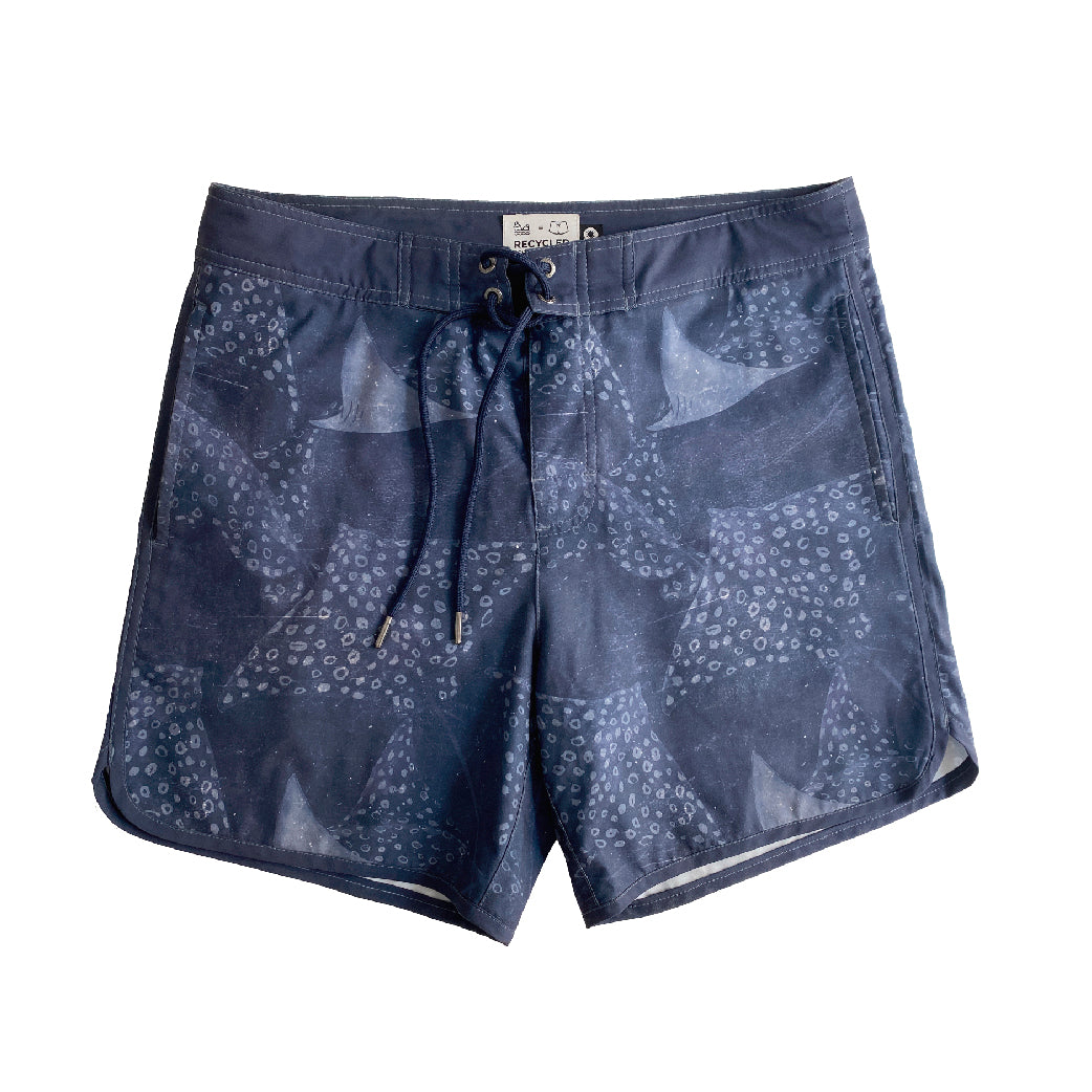 Crouch Recycled Boardshort Stingrays Print