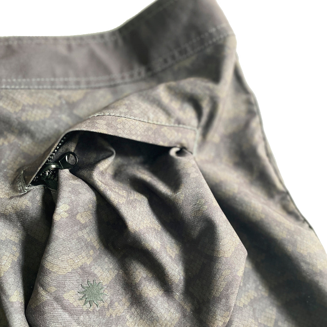 Crouch Recycled Boardshort Snake Print